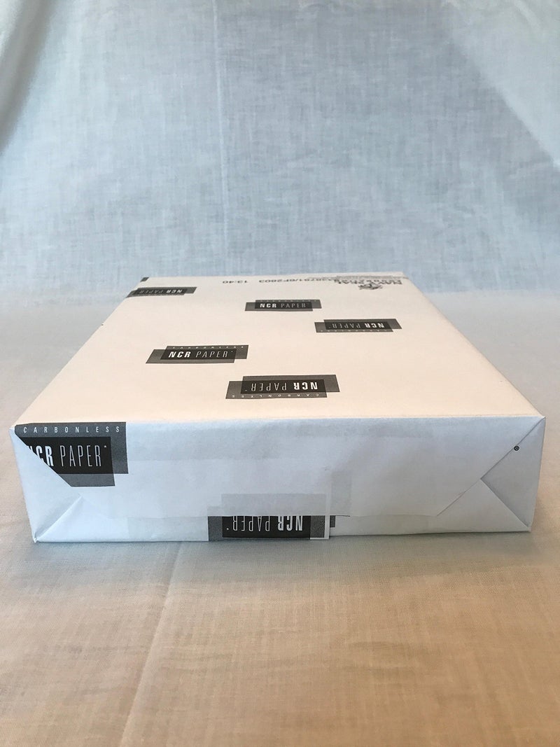 إن سي آر ٢٥٠ مجموعة، ورق NCR، ٥٨٨٧، مُجمّعة من جزأين (أبيض، أصفر فاتح)، ورق كربوني بحجم الرسائل من Appleton - Image 5